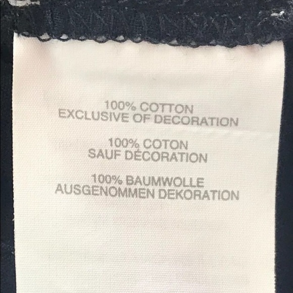 J. Crew Black Embroidered Tunic Cotton Flowy - Picture 7 of 7